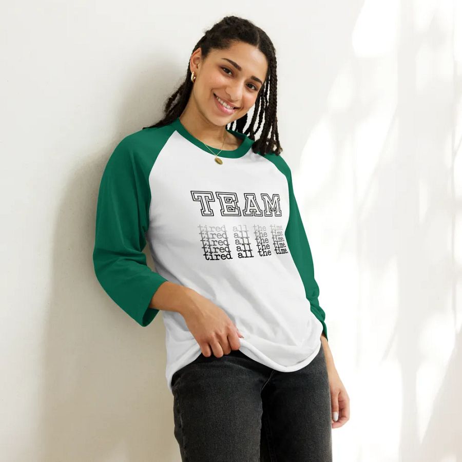 Tired All the Time Raglan Tee product image (10)