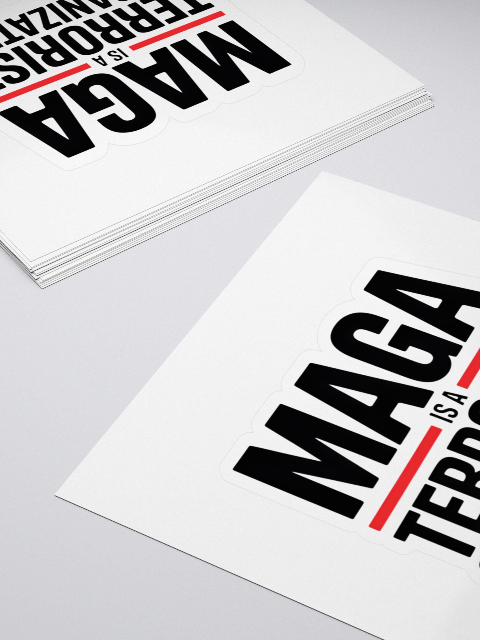 MAGA is a Terrorist Kiss Cut Stickers product image (4)
