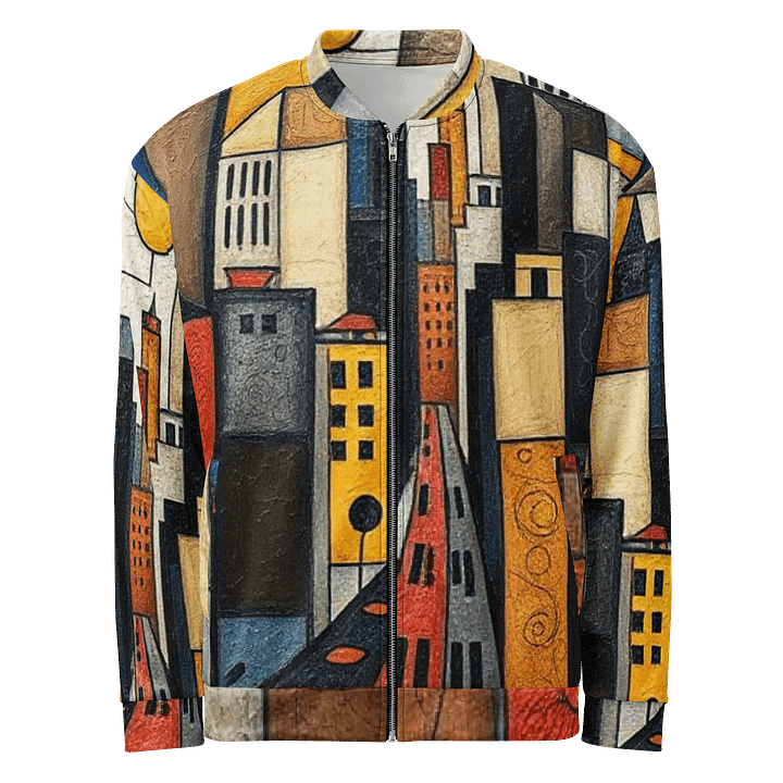 Abstract City Bomber Jacket product image (1)