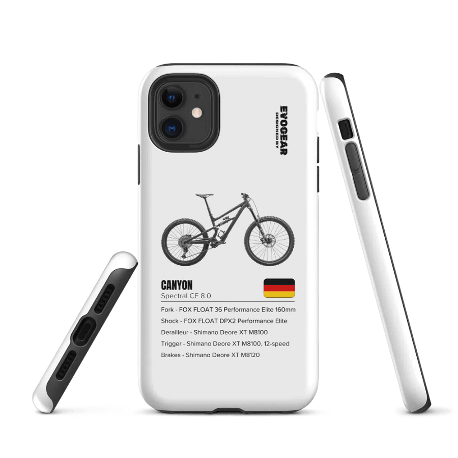 White Canyon Spectral CF 8.0 iPhone Case product image (1)