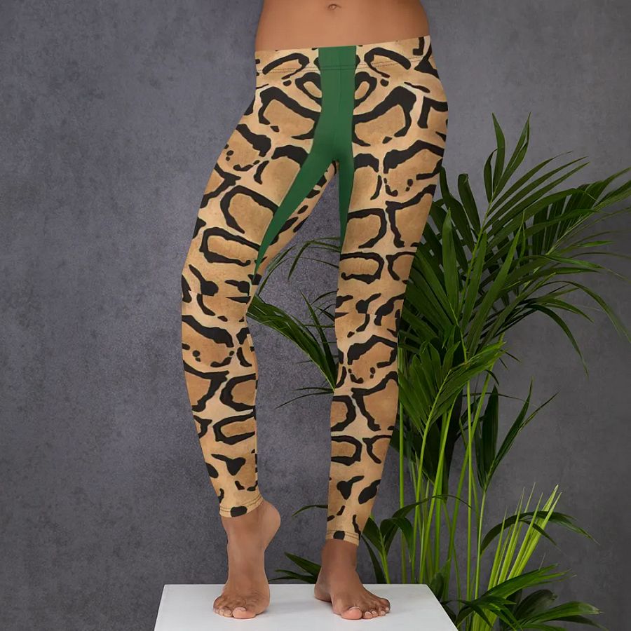 Vibrant Leopard Stripe All-Over Leggings product image (5)