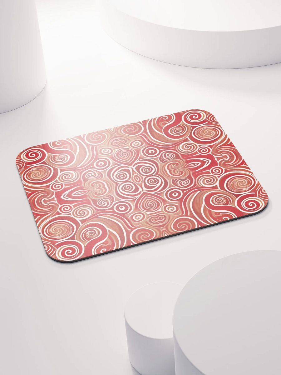Funky Cherry Liquid Swirls Tie-Dye Classic Mouse Pad product image (5)