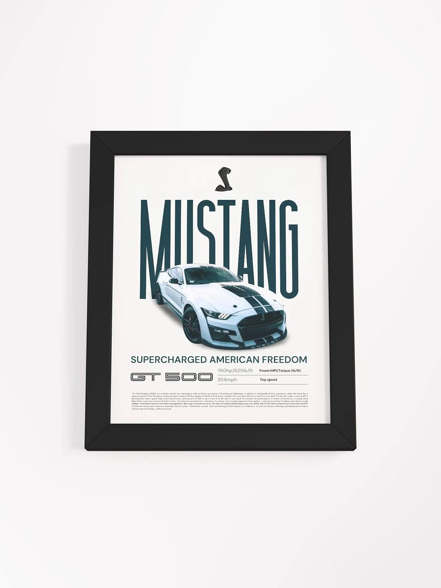 FORD MUSTANG GT500 #2 FRAMED POSTER product image (1)