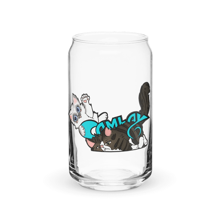 Can-Shaped Glass: Luigi & Ariel Logo product image (2)