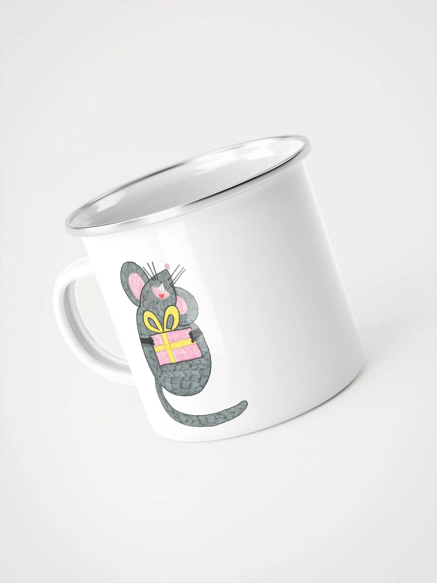 Present mouse enamel mug product image (4)