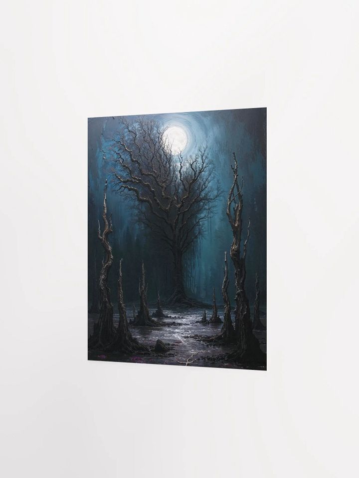 Moonlit Forest - Matte Paper Poster product image (4)