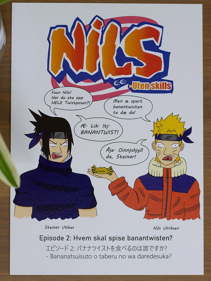 Nils - Hvem skal spise banantwisten? Print product image (1)