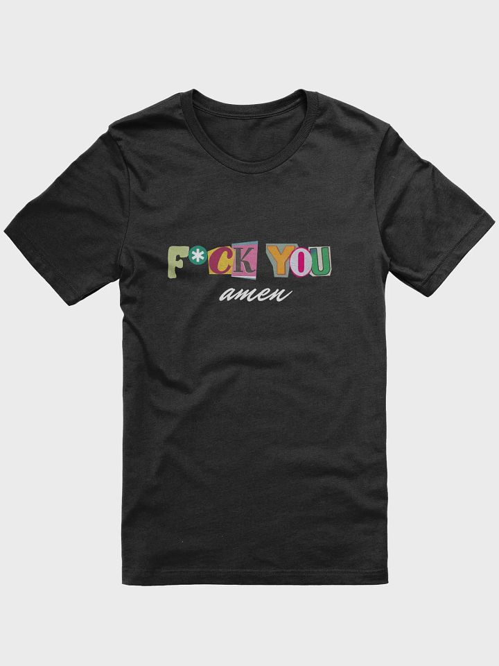 Ransom Note: F U. Amen (censored) product image (2)