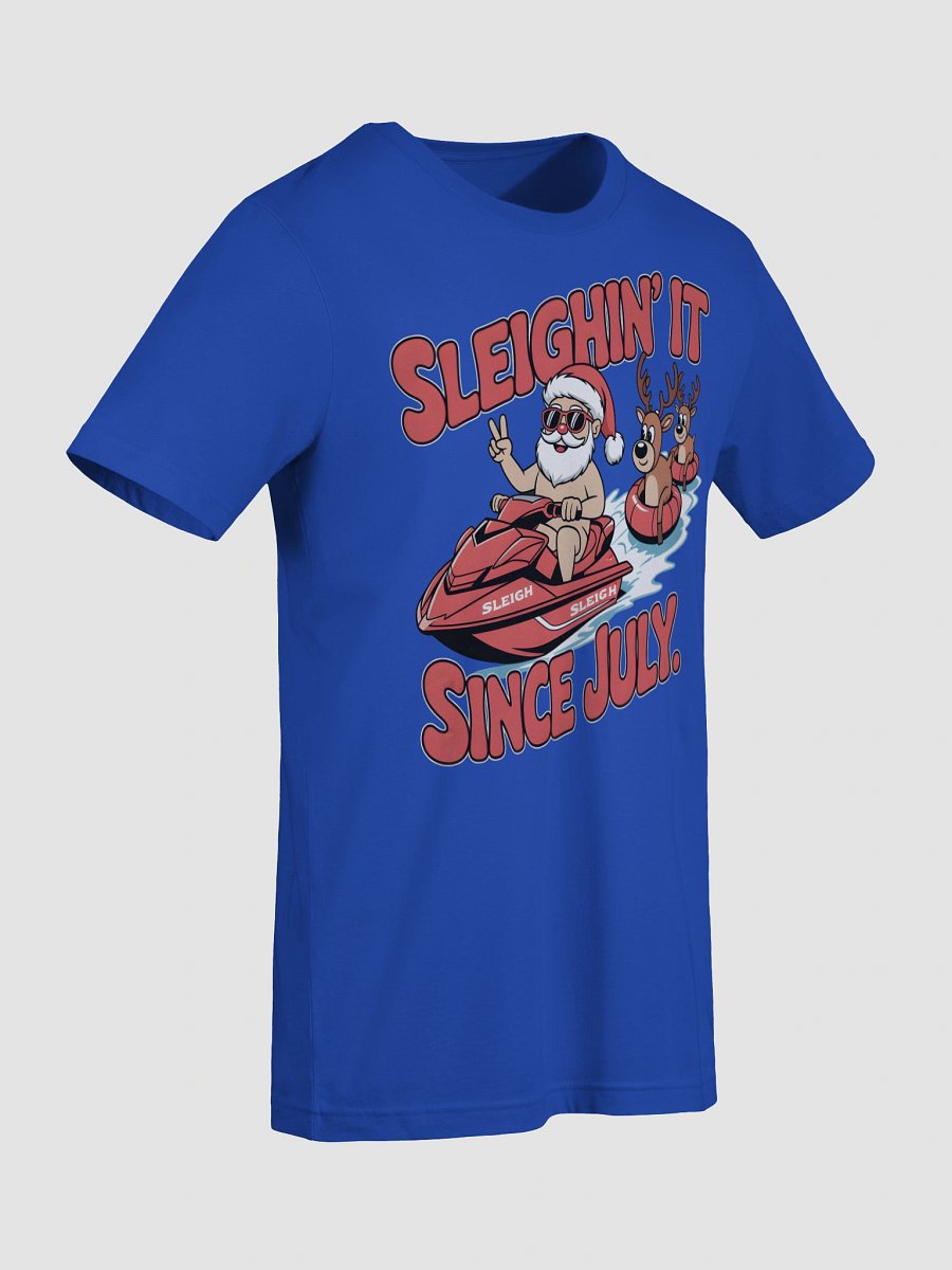 Santa Sleighin' Jet Ski T-Shirt product image (42)