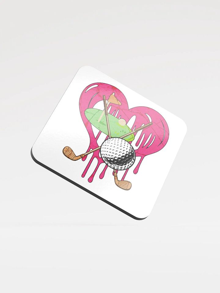 Heart Golf Club And Ball Coaster product image (1)