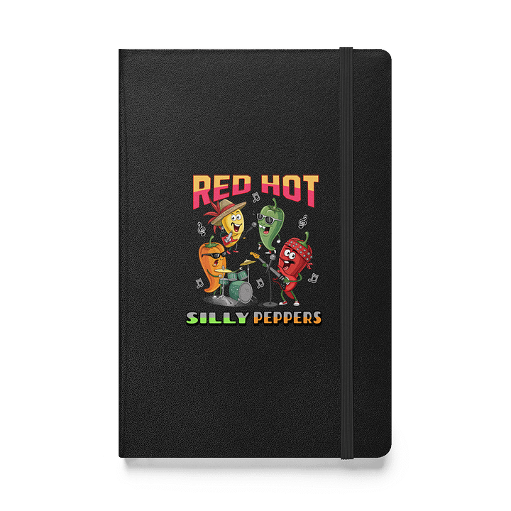 Red Hot Silly Peppers Hardcover Notebook product image (1)
