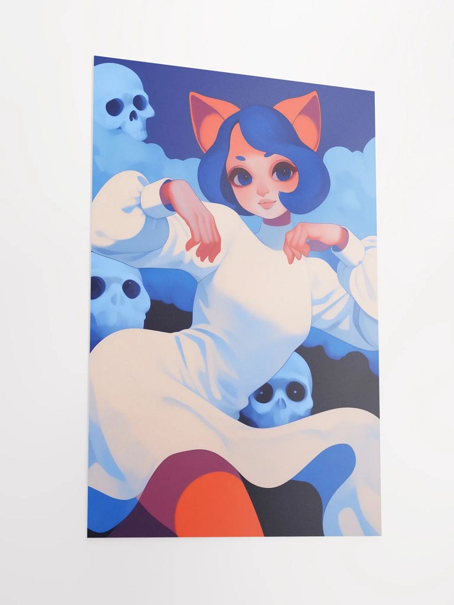 Whimsical Feline Fantasy Poster product image (2)