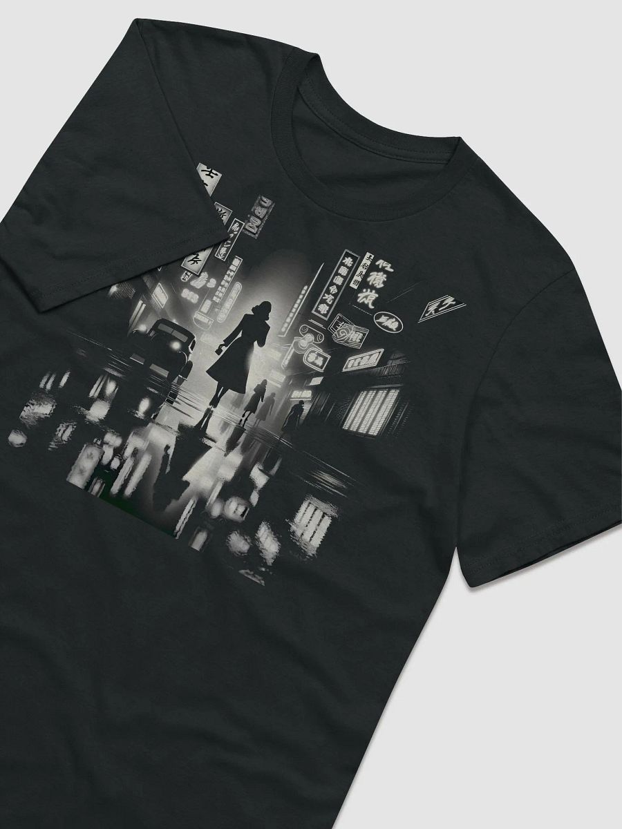 Neon Noir: Shadows of the City (Front Print Womens Tee) product image (3)