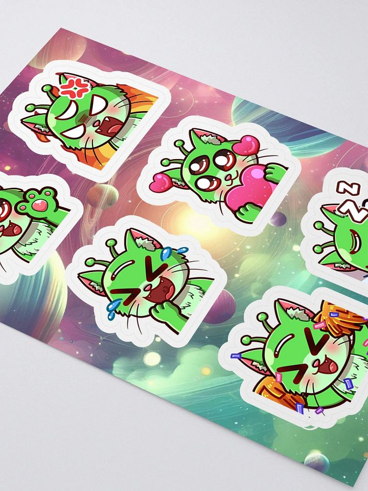 Cosmic Cat Emote Sticker Collection v1 product image (2)