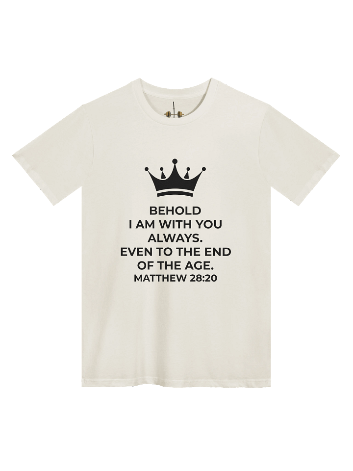 Matthew 28:20 Unisex Tee [Dark] product image (11)