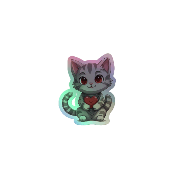 Kitty Love - Holographic Sticker - Legion Series product image (1)