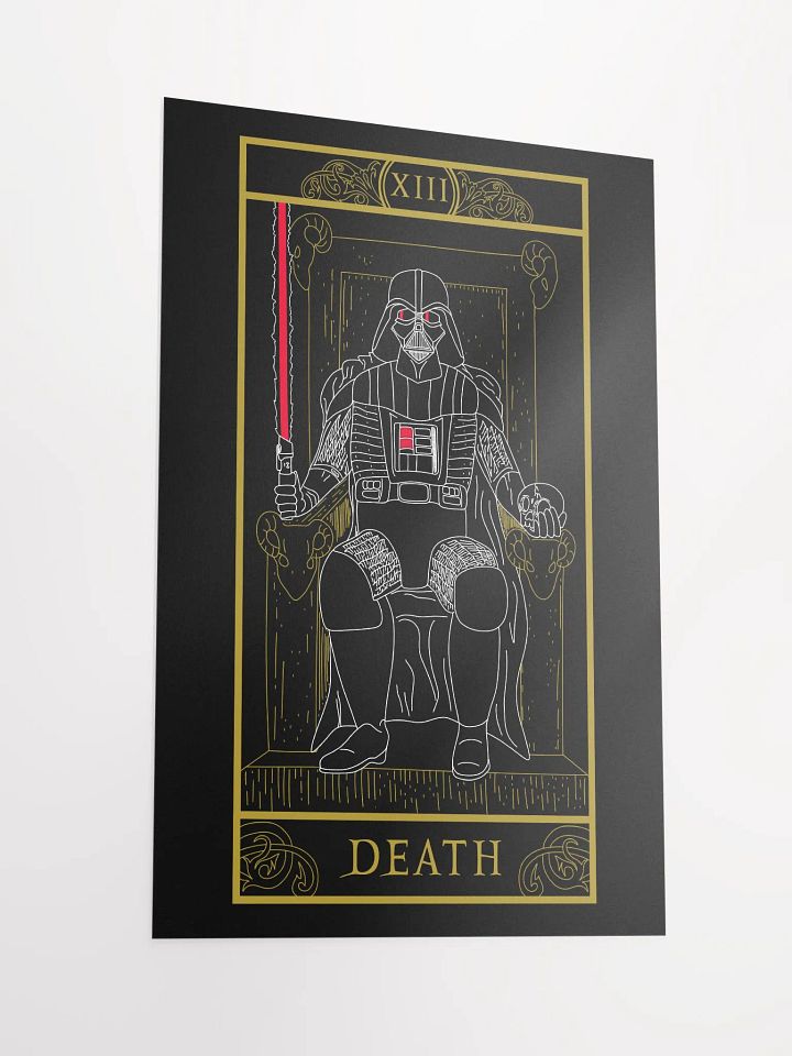 Star Death Tarot Card 12x18 Print product image (2)