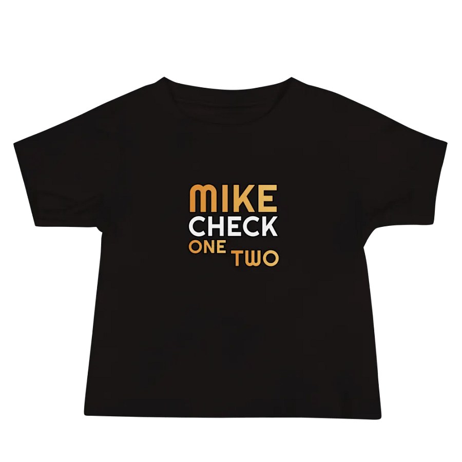 MIKE CHECK ONE TWO Baby Tee product image (2)