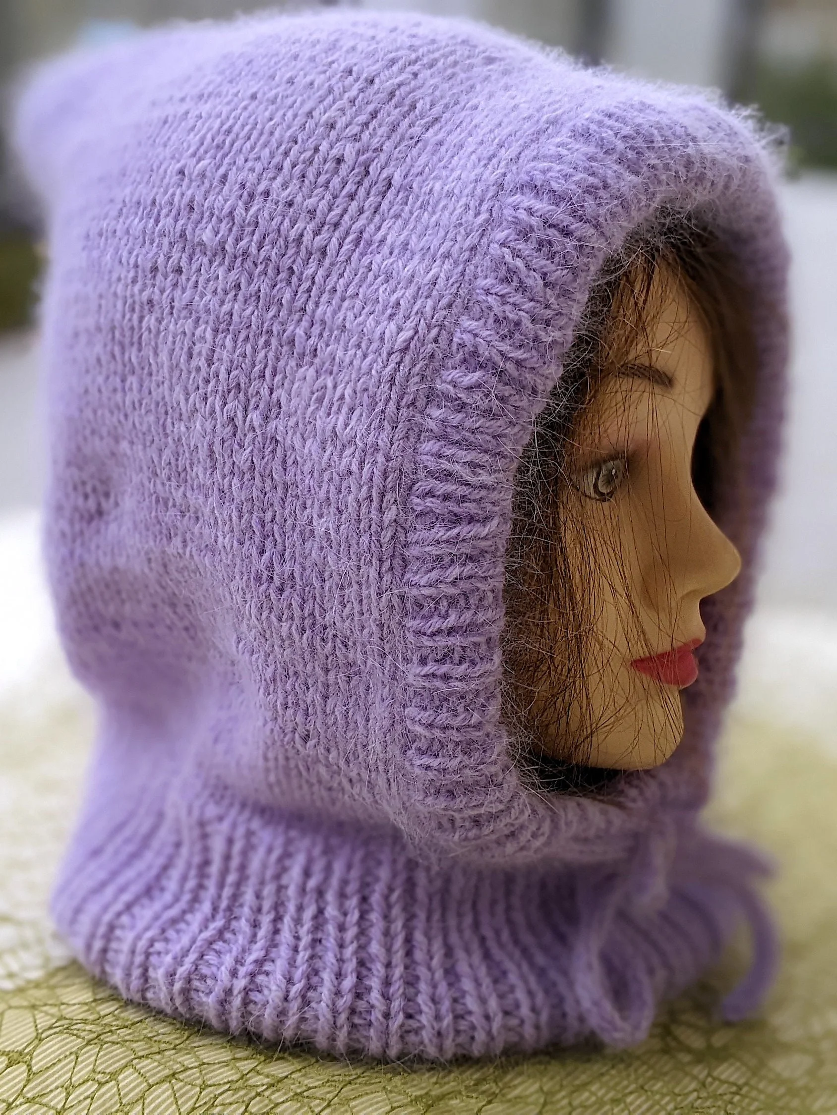 Knit Hooded Cowl Pattern product image (3)