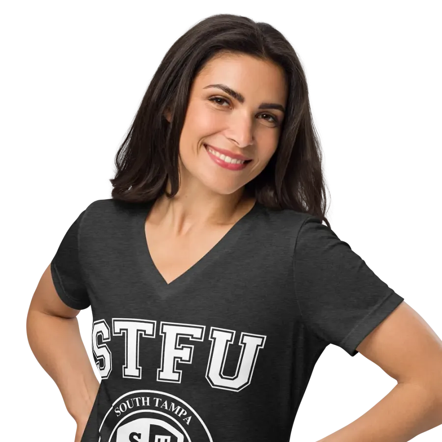 Women's Relaxed V-Neck T-Shirt Dark Colors product image (36)