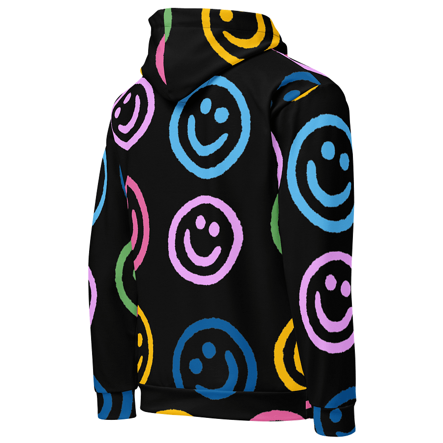Vibrant Smiley Grid Recycled Hoodie product image (5)