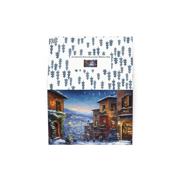 Vintage Italian Christmas Wonderland Card product image (2)