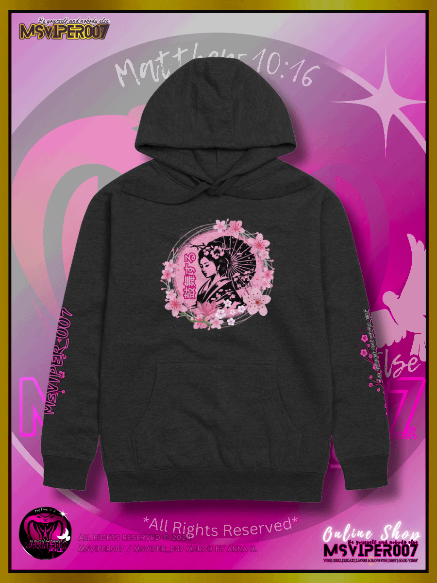 Hoodie - MsViper007's "Inspire" (peony pink) Cozy Hoodie By Anna H. product image (1)