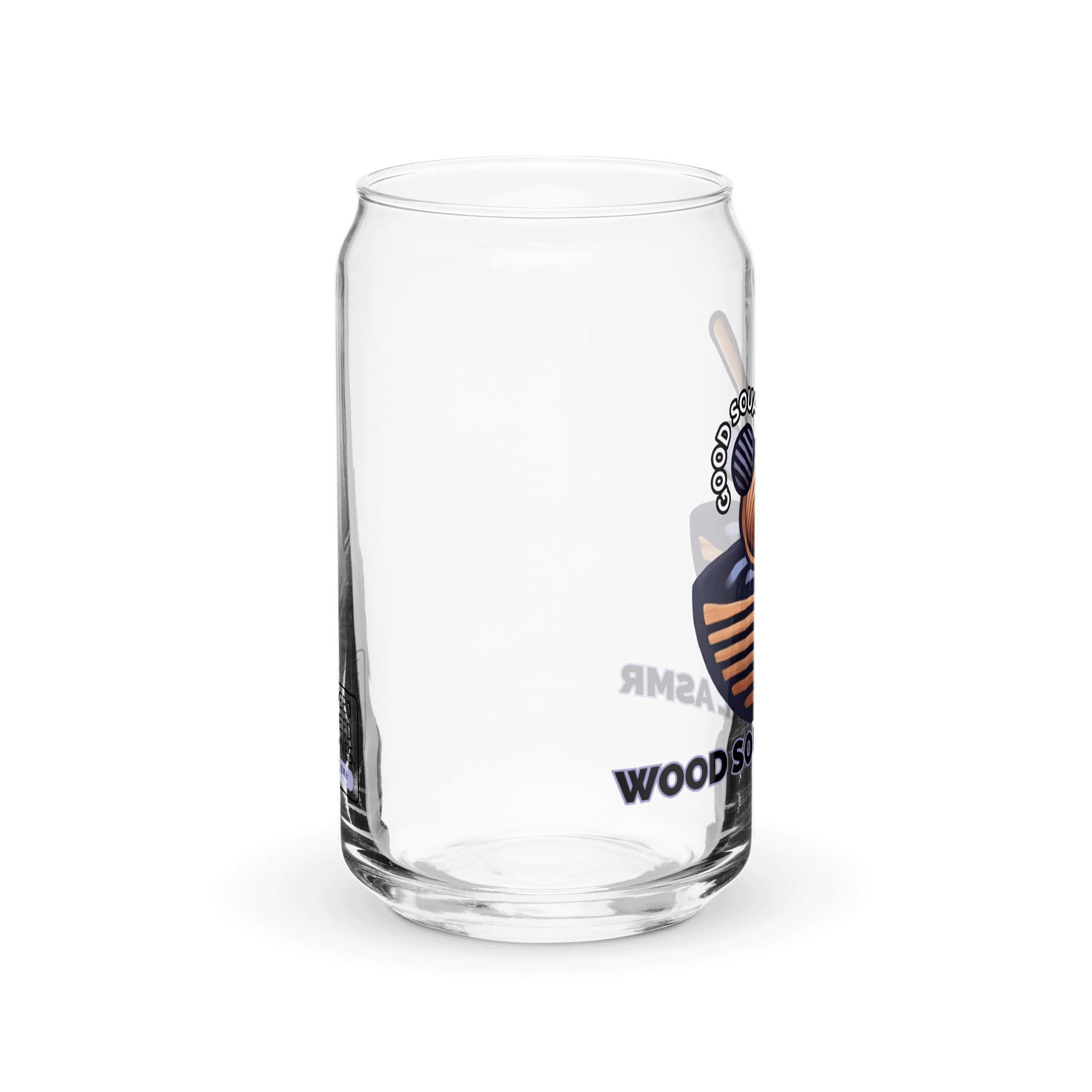 Can-Shaped Glassware with Good Soup/Wood Soup Logo product image (6)
