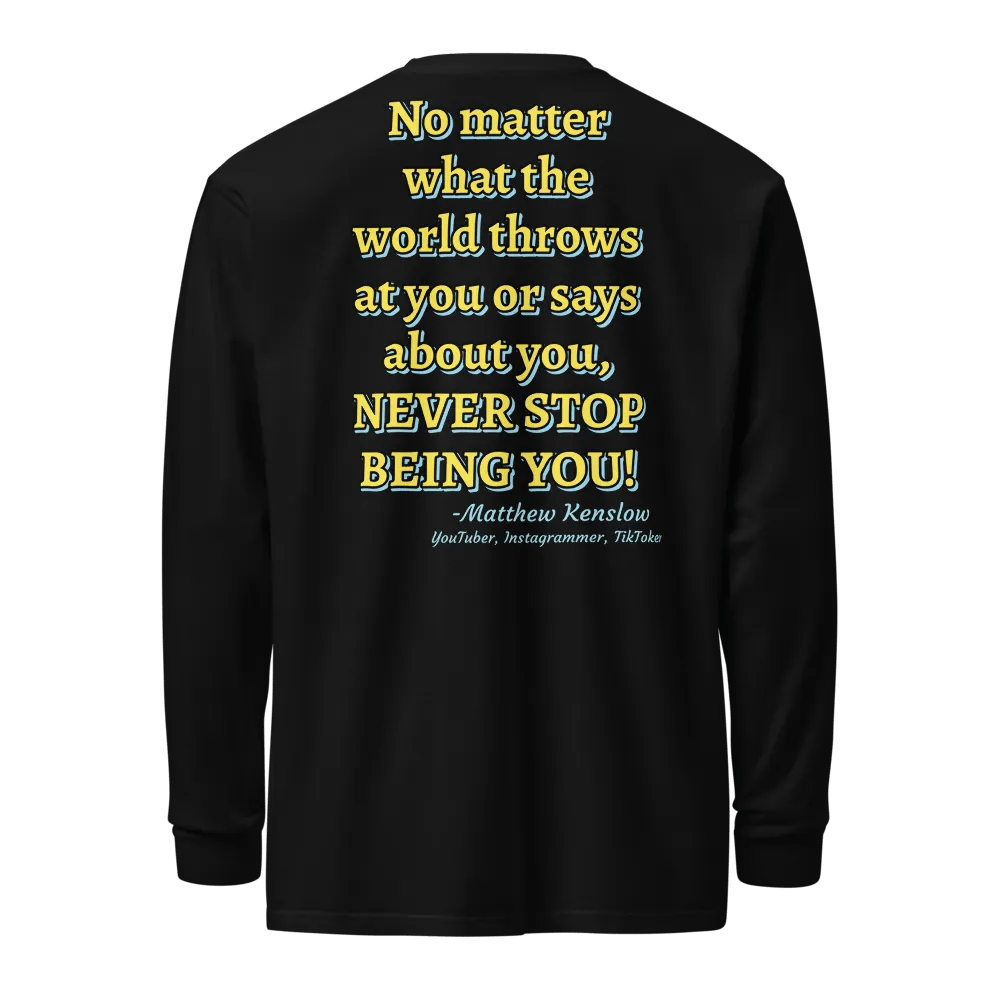 Heavyweight Long Sleeve Shirt [Quote 4] | Garment-Dyed, Unisex product image (1)