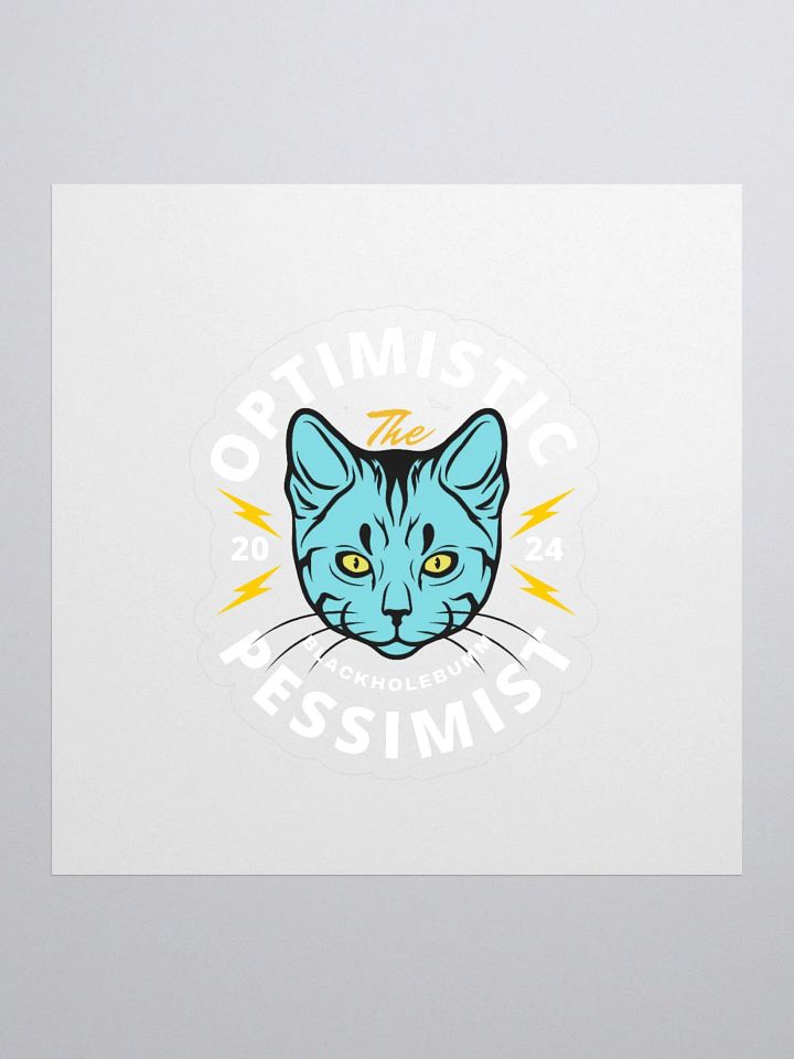 The Optimistic Pessimist sticker product image (1)