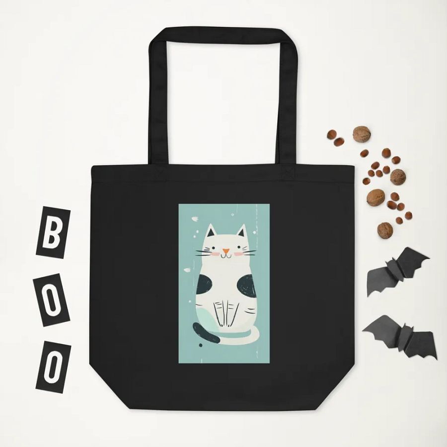 Purr-fectly Stylish Cat Design - Econscious Eco-Friendly Tote Bag product image (6)