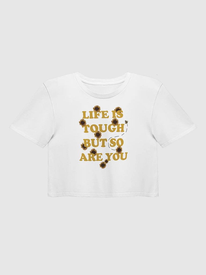 Life Is Tough Vintage Crop - Yellow product image (1)