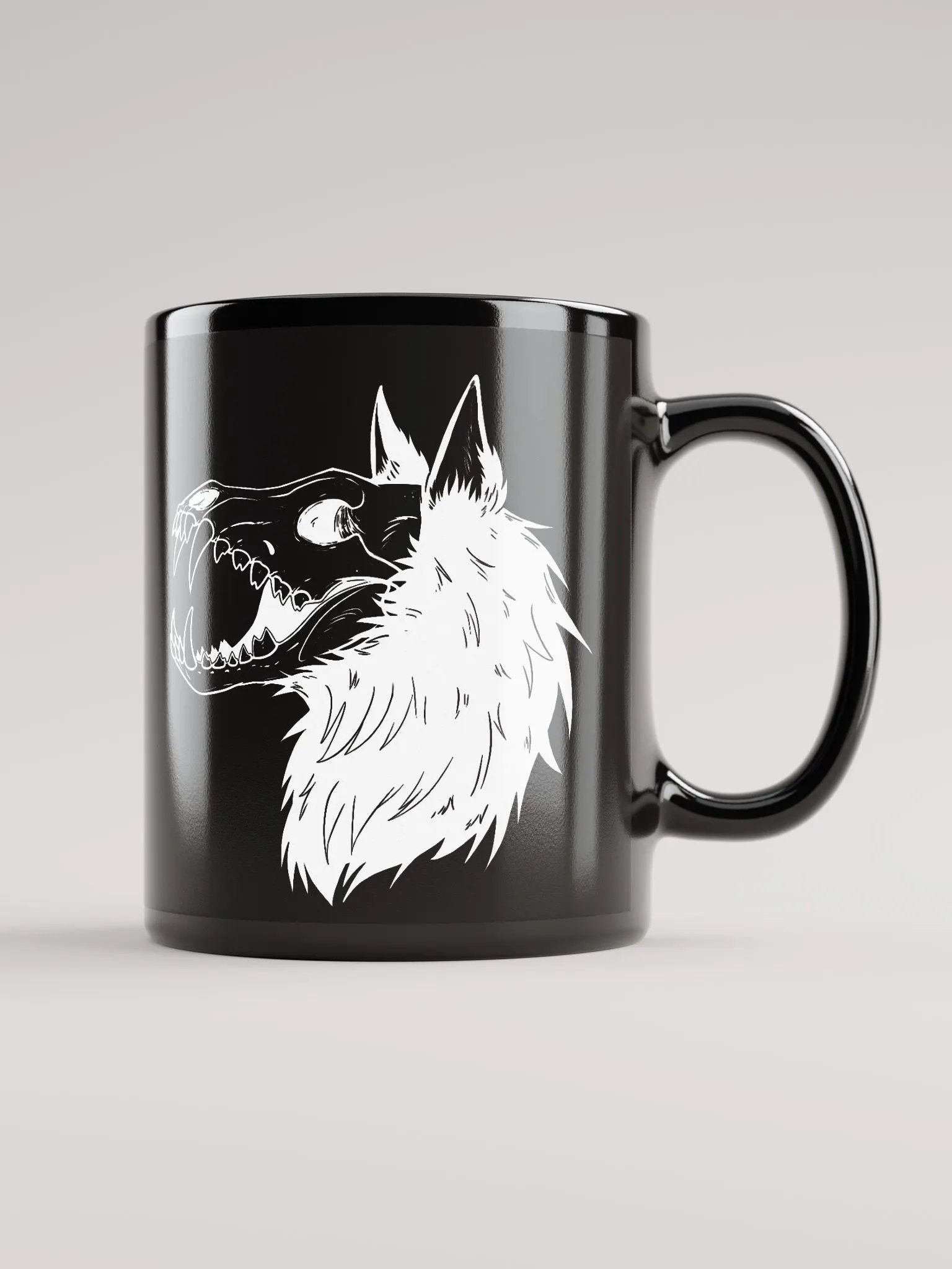 WOLF SKULL Mug Light Edition product image (1)