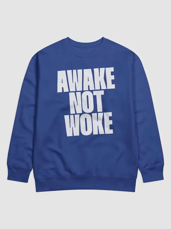 AWAKE NOT WOKE Premium Sweatshirt product image (29)