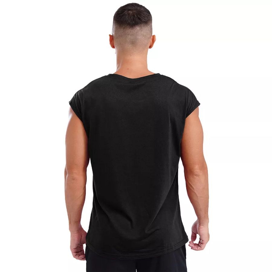 Mens Casual Sleeveless Round Neck T-Shirt Solid Color Vest Muscle Tank Tops product image (2)