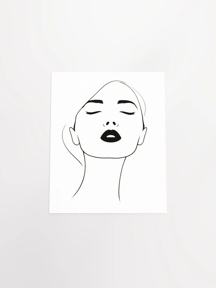 Woman Face Line Art product image (27)