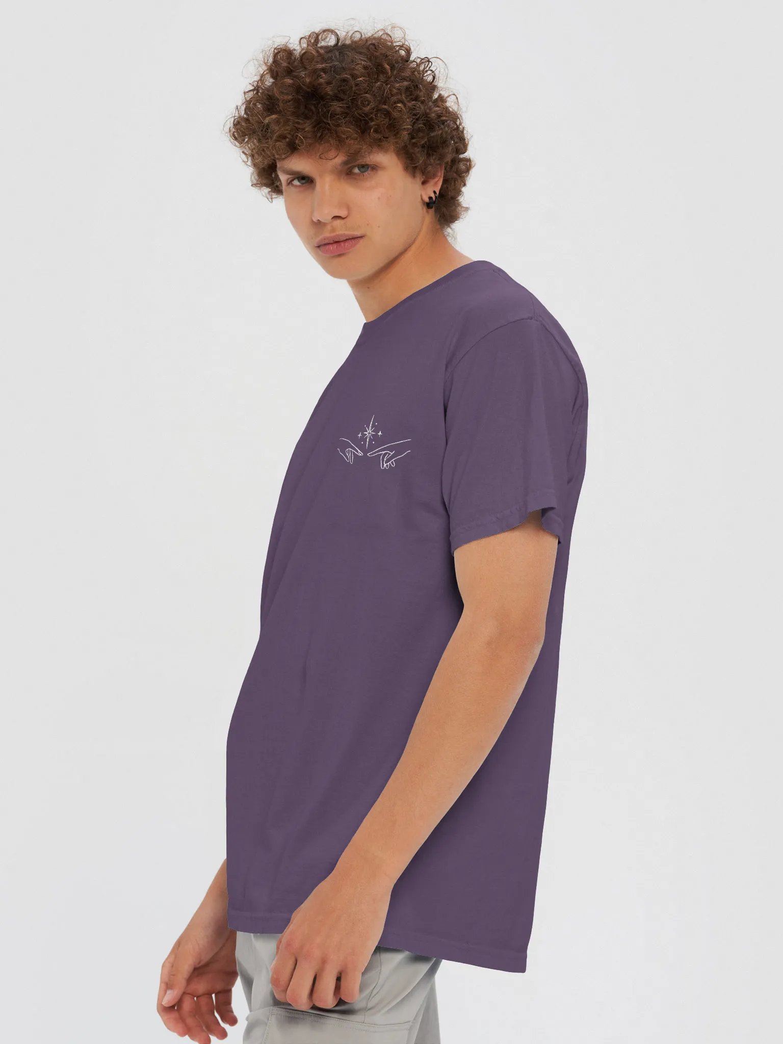 “Touching Tips” Embroidered Oversized Tee product image (10)