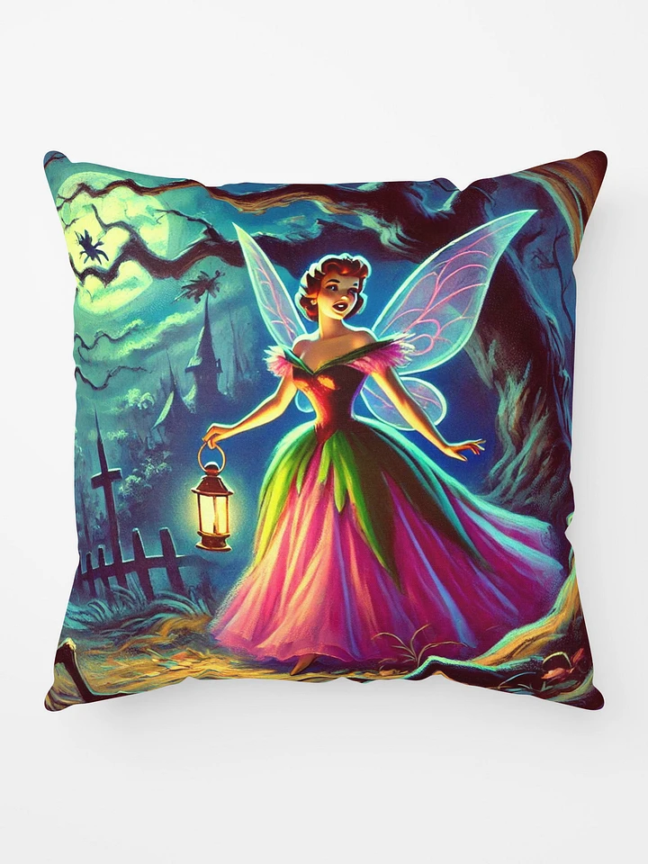 Pink Fairy in the Woods Pillow product image (1)