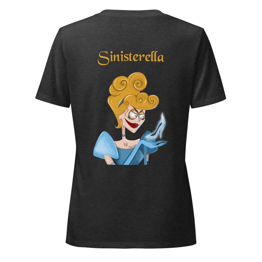 Sinisterella Graphic Printed V Neck T-shirt product image (1)