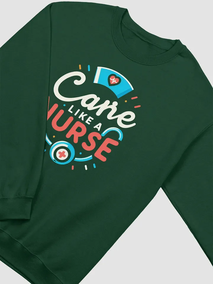 Stethoscope: Nurse's Care Crewneck Sweatshirt product image (16)
