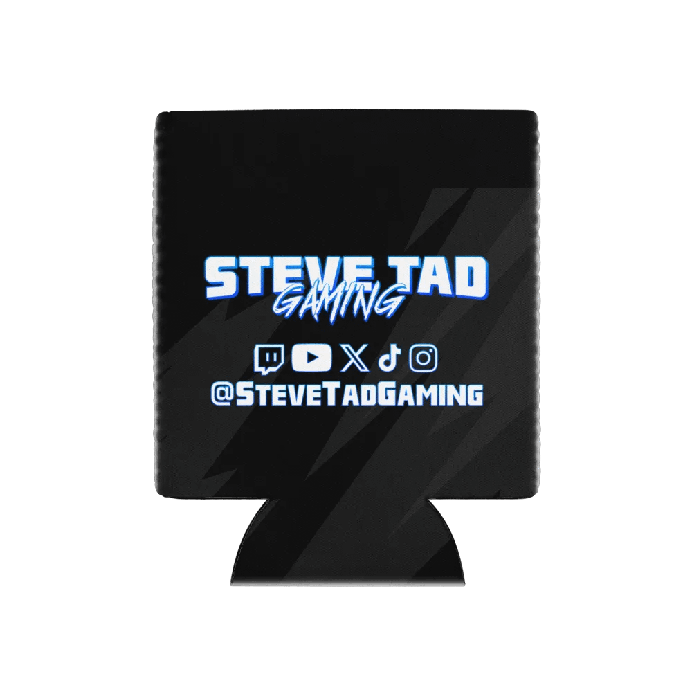 Steve Tad Gaming Black Can Coozi product image (1)