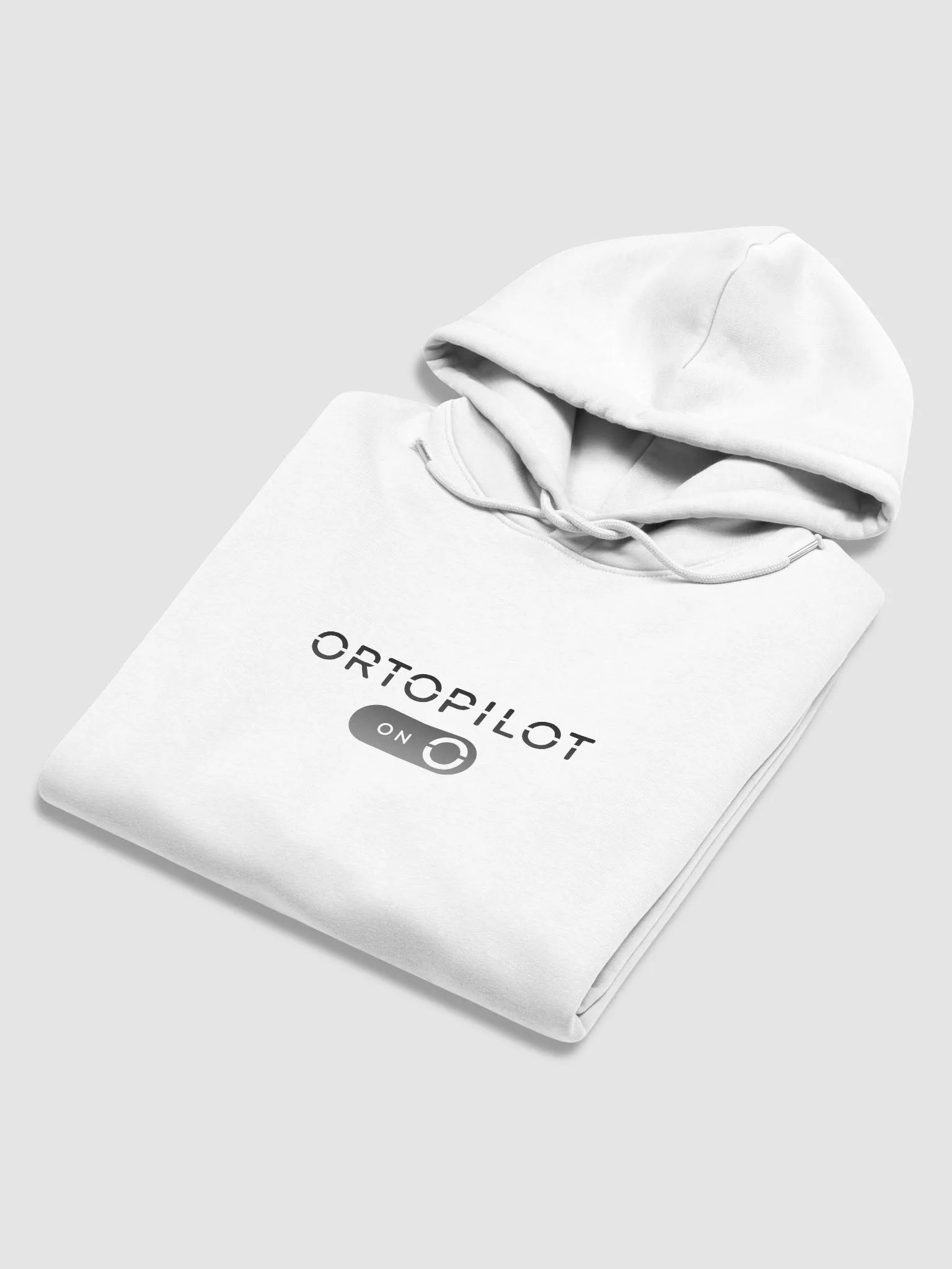 'ORTOPILOT ON' (B/W) PREMIUM HOODIE product image (6)