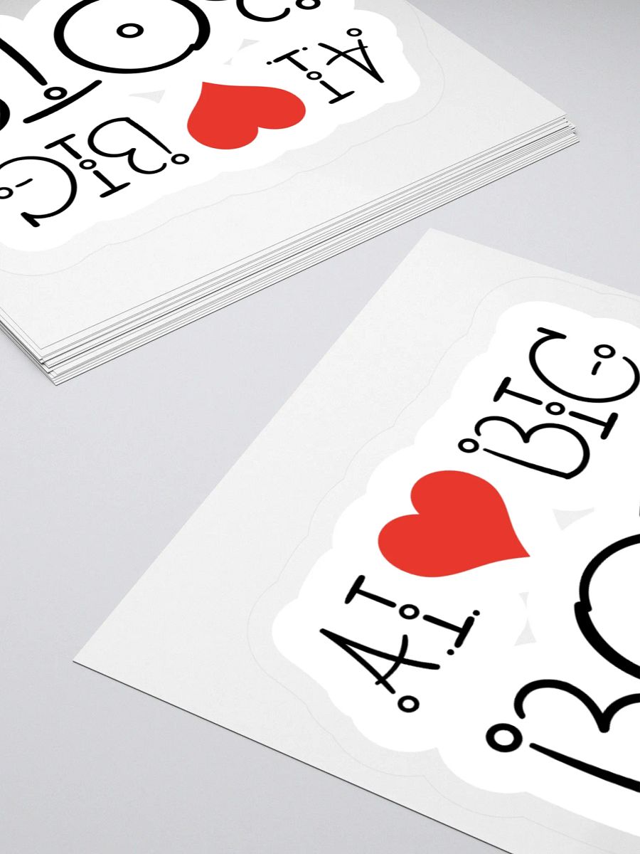 A.I. Heart Big Bots Sticker product image (4)