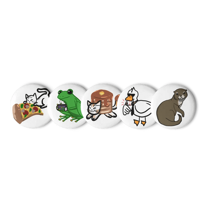 Luna Doodle Pin Button Set product image (3)