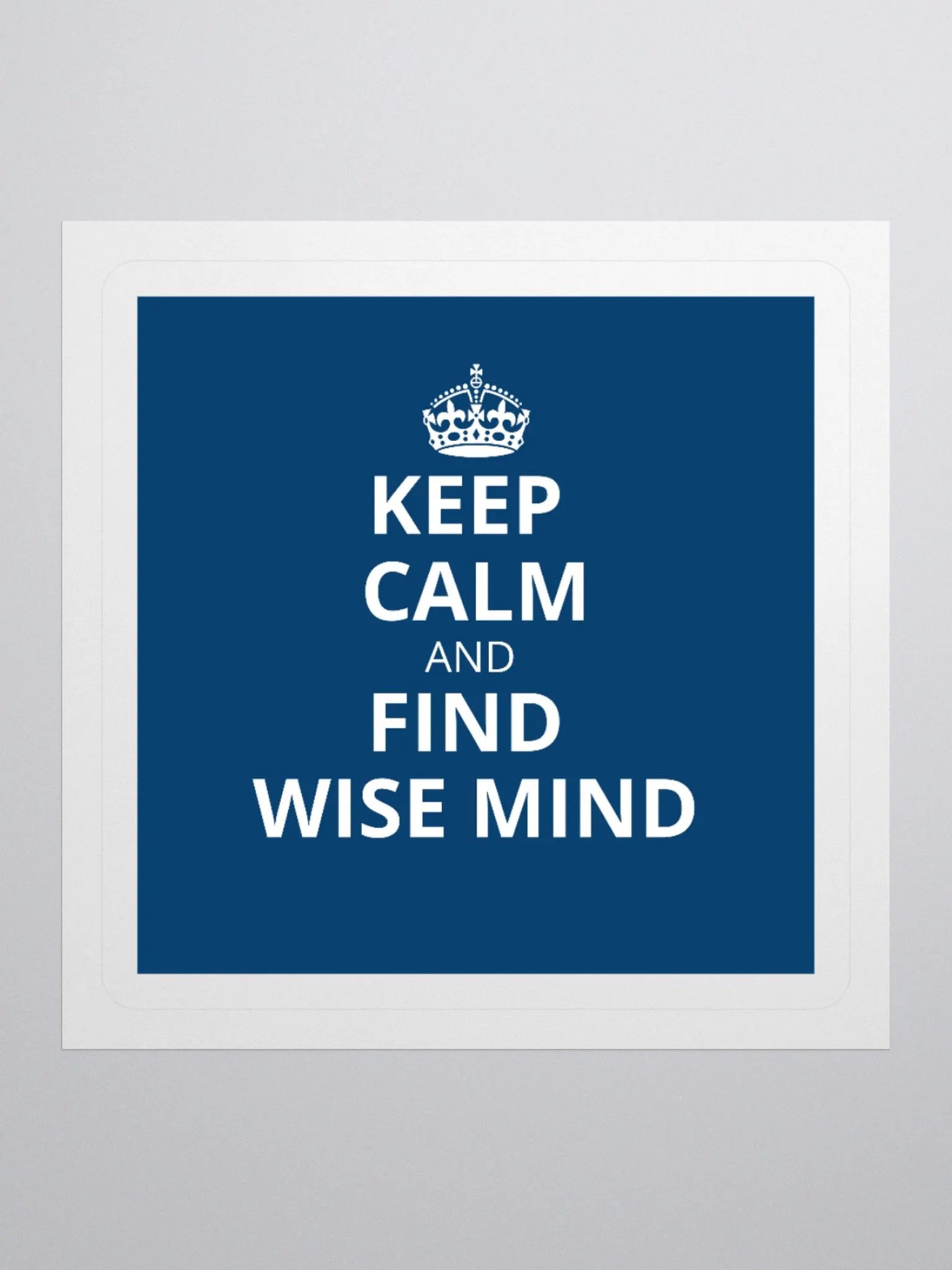 Keep Calm and Find Wise Mind Stickers product image (3)