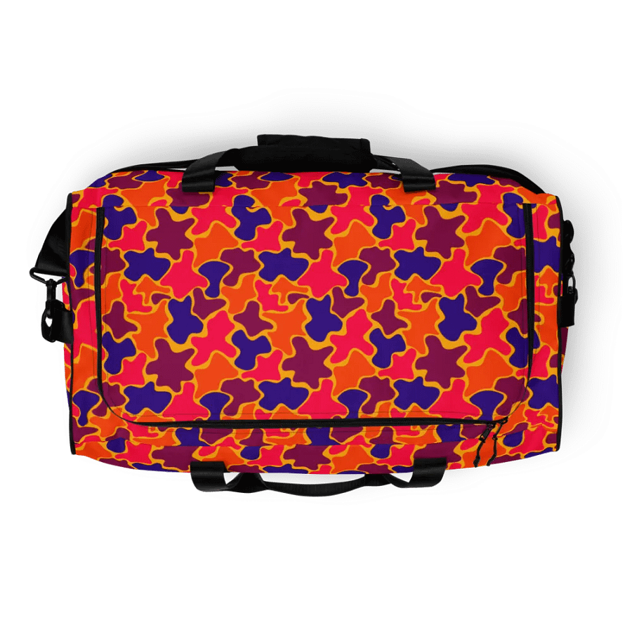Multi Colored Pattern Blobs Bomber Duffel Bag product image (6)