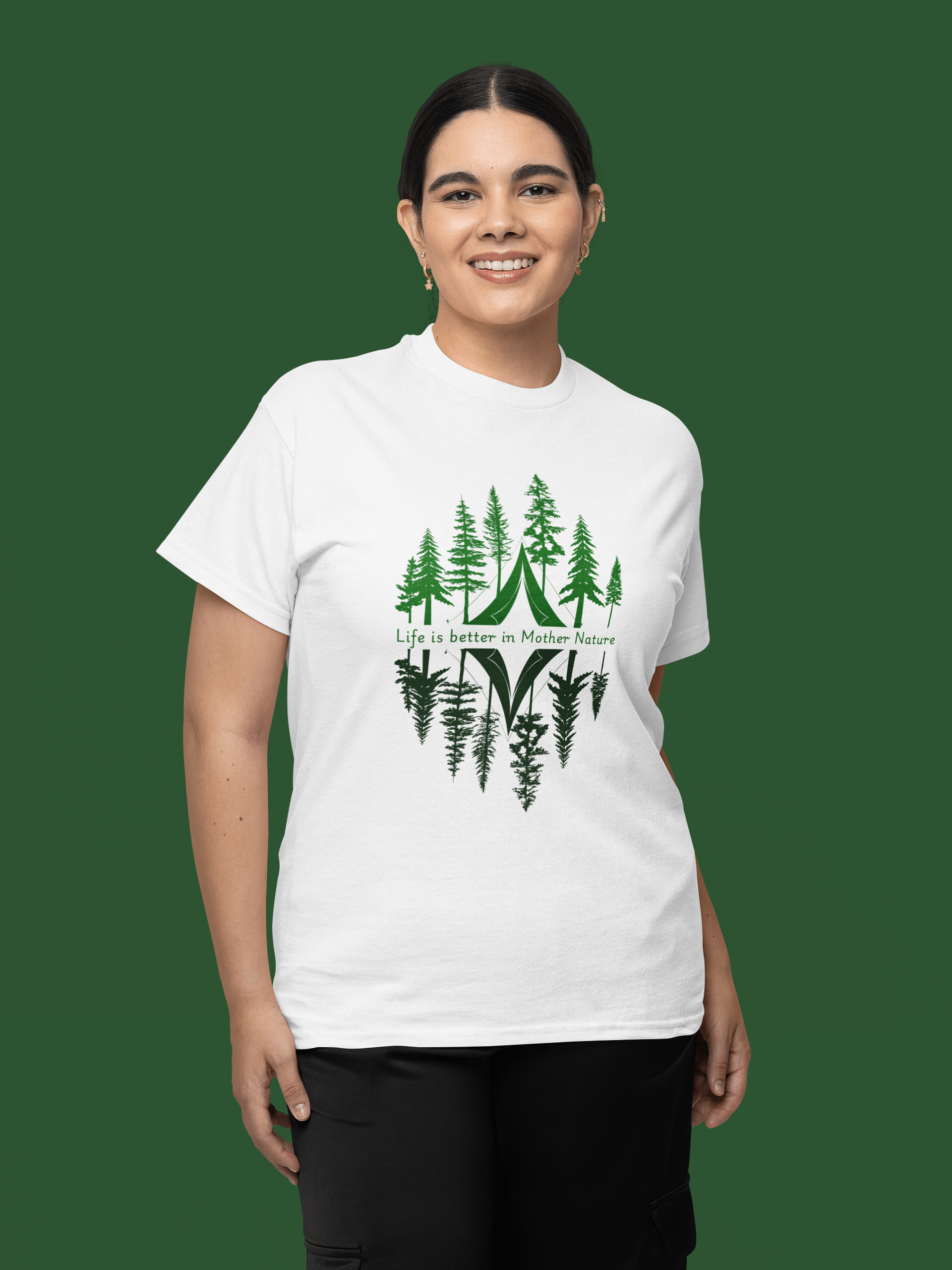 Life is better in Mother Nature T-Shirt ( Side -Sunshine Morning- ) product image (2)
