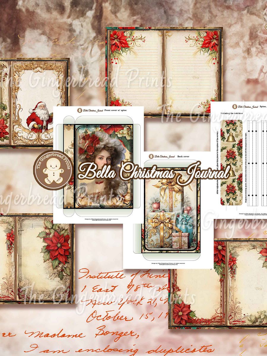 Bella Christmas Journal kit - Digital download only product image (7)