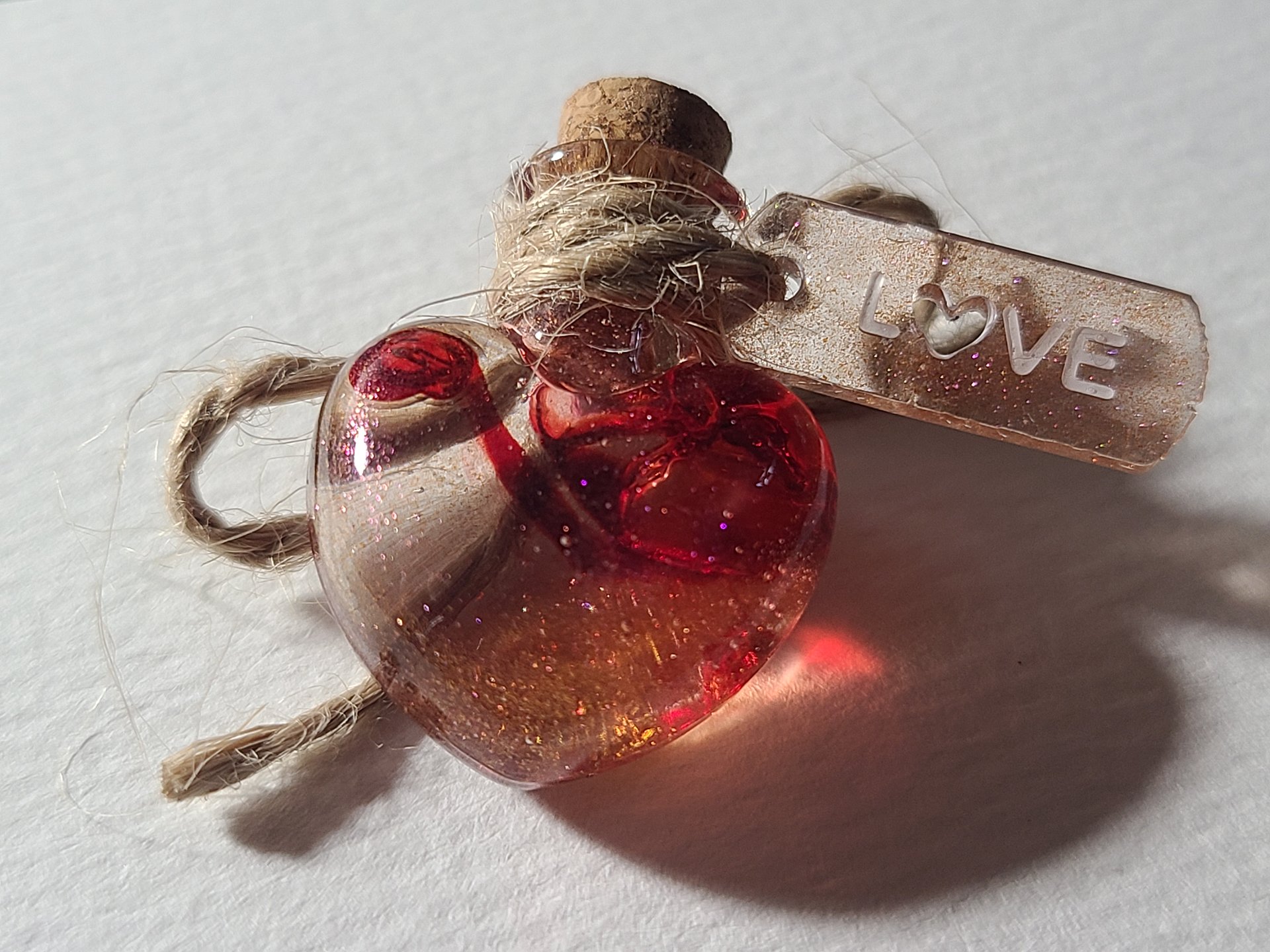 Heart Jar KEYCHAIN #13 - LOVE product image (1)