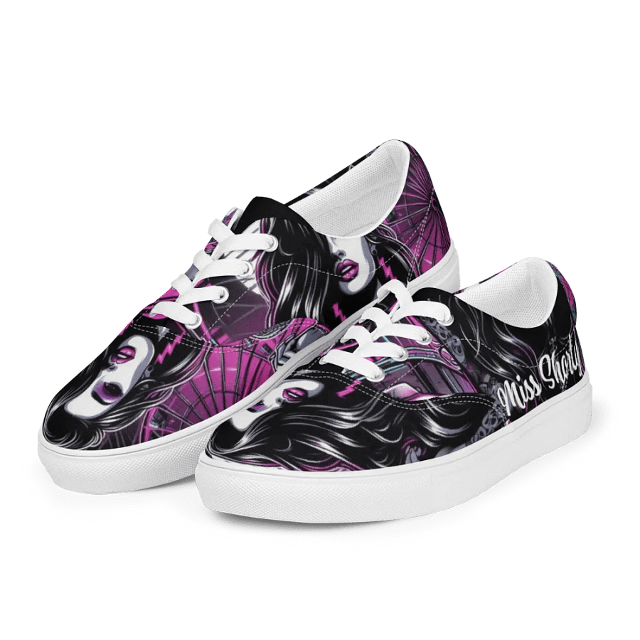 Bold and Mysterious Miss Shorty Canvas Sneakers! product image (4)
